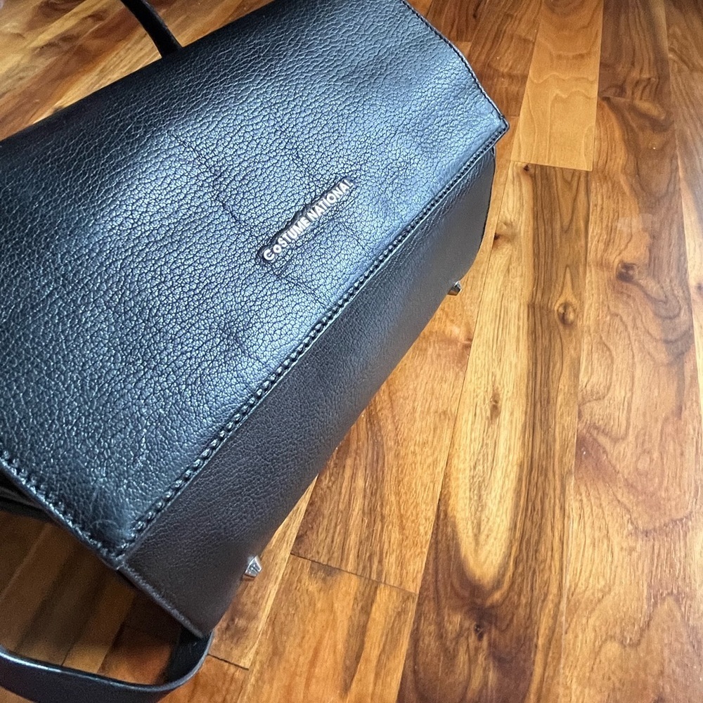 Costume national black leather purse, NEW - Picture 12 of 17